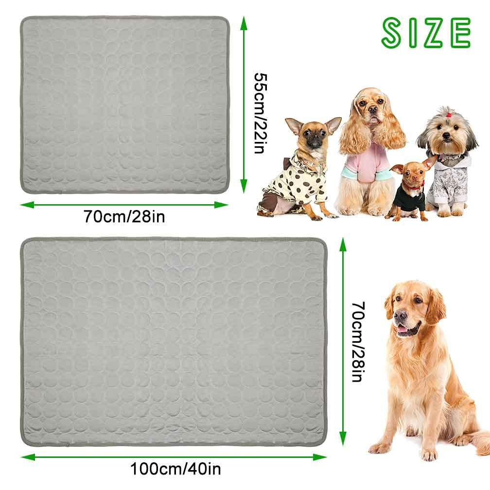 Jaaytct Pet Cooling Pad For Dogs & Cats - Summer Dog & Cat Self-Cooling Mat For Beds, Sofa, Car Seats, Floors